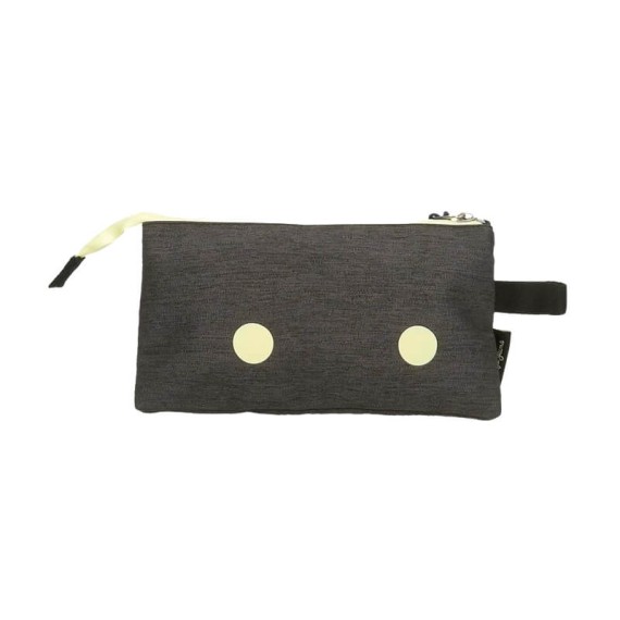 Estojo Escolar Triplo Pepe Jeans LEIRE Preto | Ref. 186.6524321