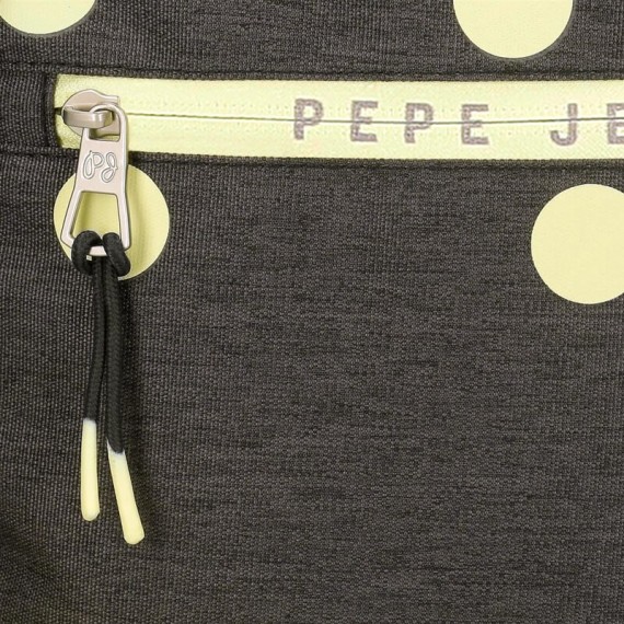 Estojo Escolar Triplo Pepe Jeans LEIRE Preto | Ref. 186.6524321