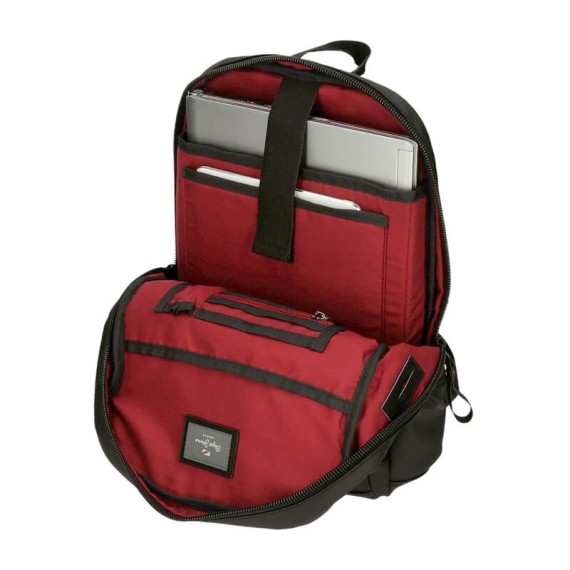 Mochila para Portátil 13.3" Adap. Pepe Jeans HOXTON Preta  | Ref. 186.7342031