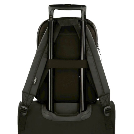 Mochila para Portátil 13.3" Adap. Pepe Jeans HOXTON Preta  | Ref. 186.7342031