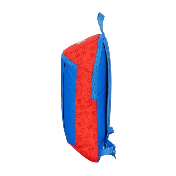 Mochila Pequena 39Cm SUPER MARIO Azul/Vermelho | Ref. 248.612108821 Mochila Pequena 39Cm SUPER MARIO Azul/Vermelho | Ref. 248.612108821