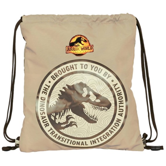 Mochila Saco Jurassic World DOMINION Bege | Ref. 248.612263196 Mochila Saco Jurassic World DOMINION Bege | Ref. 248.612263196