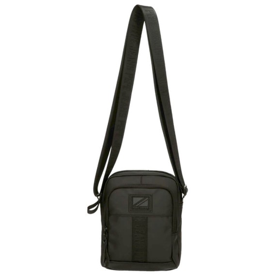 Bolsa de Tiracolo c/ Bolso Frontal Pepe Jeans HOXTON Preta | Ref. 186.7345331