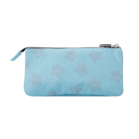 Estojo Escolar Triplo Tablero TOTTO 3DQ Azul Estrela | Ref. 330.AC52ECO0123DQ