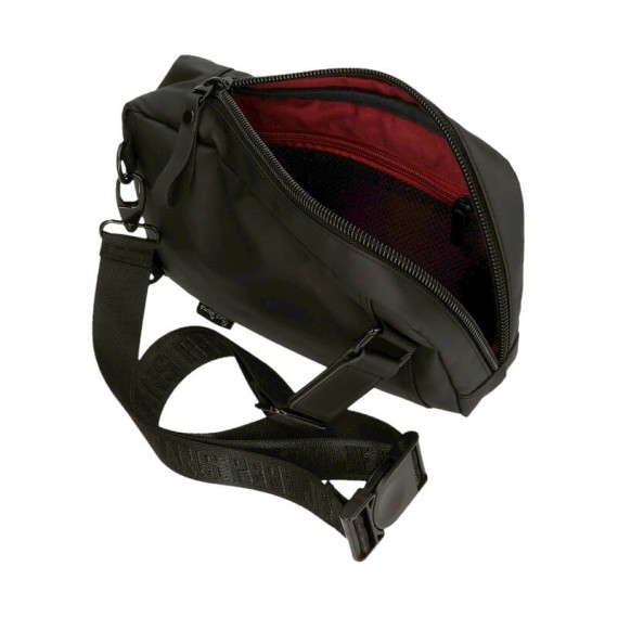 Bolsa Tiracolo / Cintura Pepe Jeans HOXTON Preta | Ref. 186.7345831