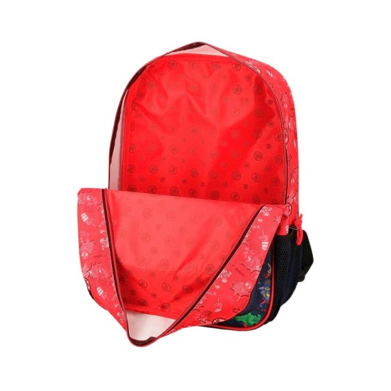 Mochila Escolar Adap. 38Cm c/ Carro SPIDEY GO Vermelha | Ref. 186.24823T1