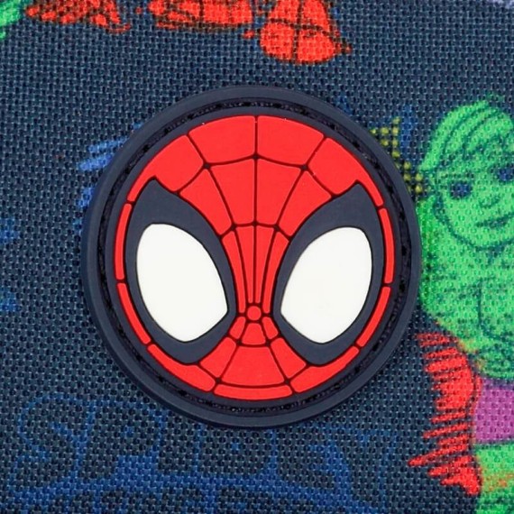 Mochila Escolar Adap. 38Cm c/ Carro SPIDEY GO Vermelha | Ref. 186.24823T1