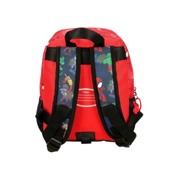Mochila Pré-Escolar Adap. 28Cm SPIDEY GO Vermelha | Ref. 186.24821D1