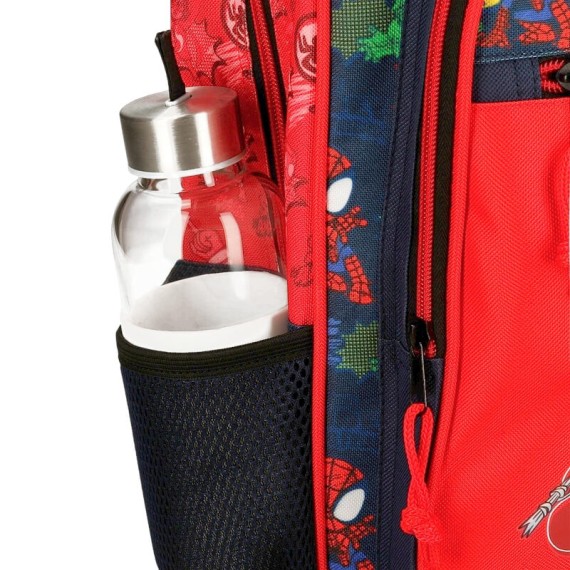 Mochila Pré-Escolar Adap. 28Cm SPIDEY GO Vermelha | Ref. 186.24821D1