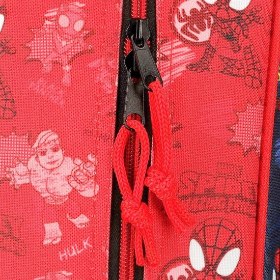 Mochila Pré-Escolar Adap. 28Cm SPIDEY GO Vermelha | Ref. 186.24821D1