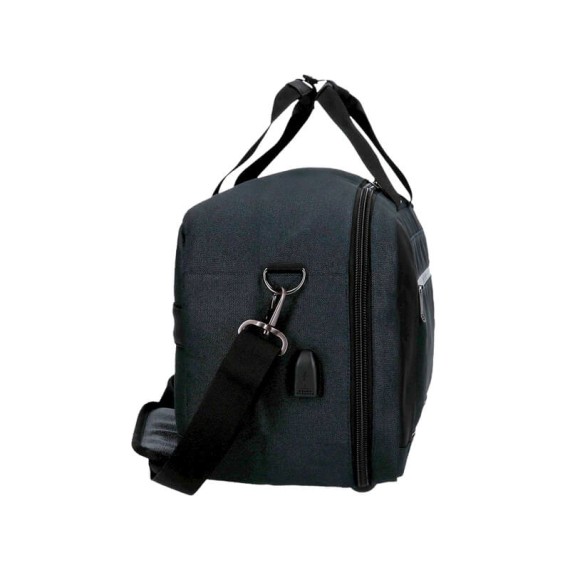 Saco de Viagem 40x20x25cm USB c/ Abertura Frontal Movom TRIMMED Azul | Ref. 186.5173821