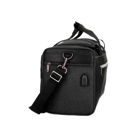 Saco de Viagem 40x20x25cm USB Movom TRIMMED Preto | Ref. 186.5173722