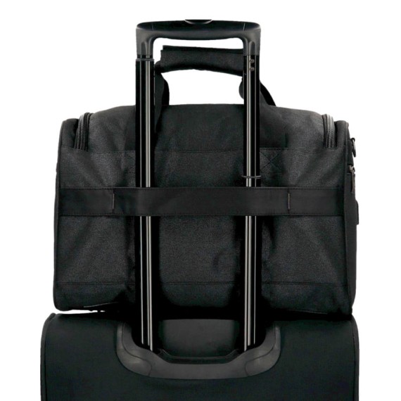 Saco de Viagem 40x20x25cm USB Movom TRIMMED Preto | Ref. 186.5173722