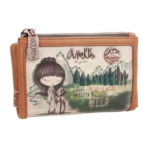 Anekke Carteira Média Flexível Canada THE FLOREST Multicolor | Ref. 280.35609-912