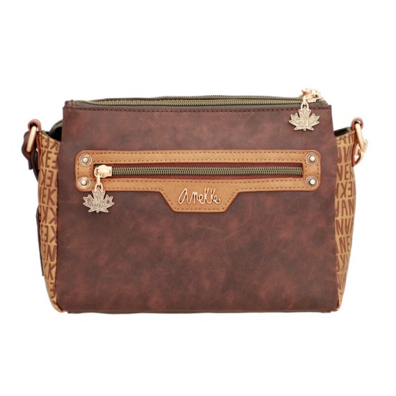 Anekke Mala de Triplo Compartimento Canada URBAN Castanha | Ref. 280.35673-245