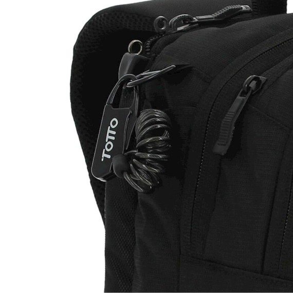 Mochila para Portátil 15” Totto COMMUTER Preta | Ref. 330.MA04EXT002N01
