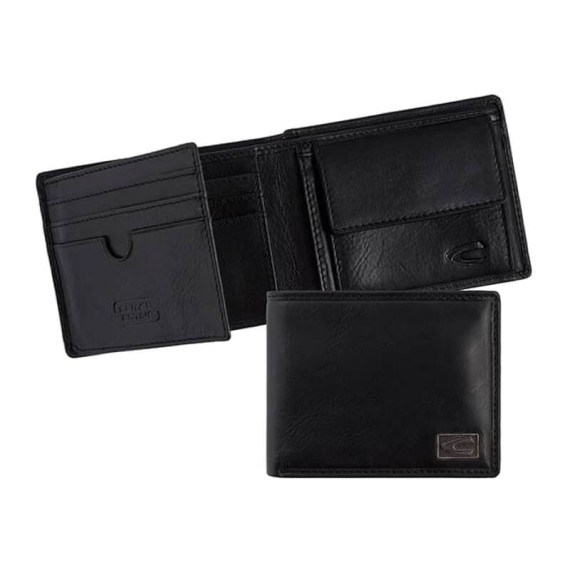 Camel Active Carteira Tradicional com Porta-Moedas JAPAN Preta | Ref. 9127670160