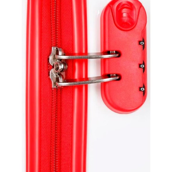 Movom Mala Infantil ABS com 4 Rodas LET HER FLY Vermelho | Ref. 186.3729862