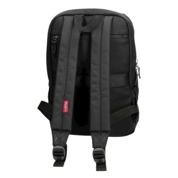 Mochila para Portátil 12” Adap. Pepe Jeans FRONTIER Preta | Ref. 186.7362031