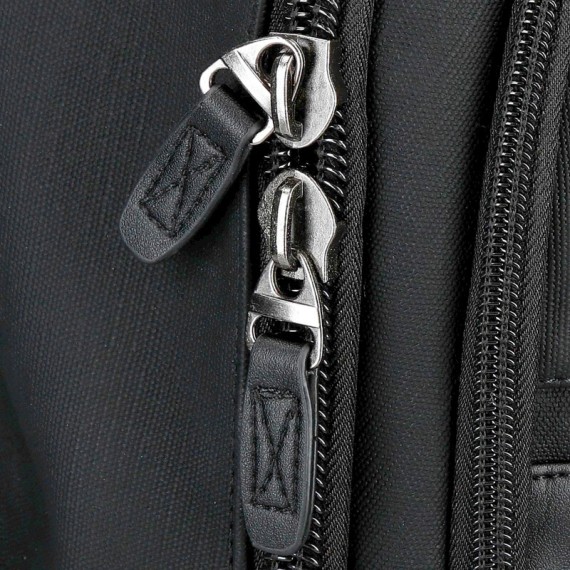 Mochila para Portátil 12” Adap. Pepe Jeans FRONTIER Preta | Ref. 186.7362031