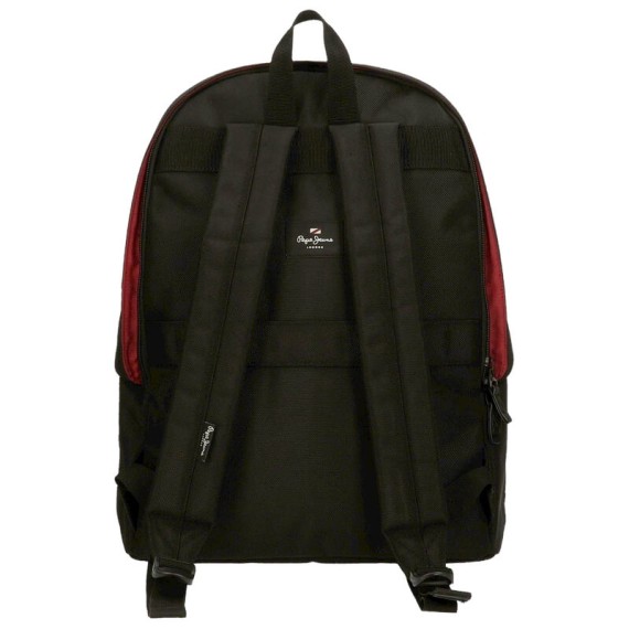 Mochila para Portátil Adap. 44cm Pepe Jeans SOHO Preta | Ref. 186.7352431