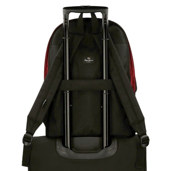 Mochila para Portátil Adap. 44cm Pepe Jeans SOHO Preta | Ref. 186.7352431