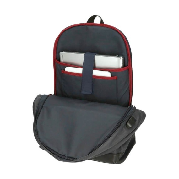 Mochila para Portátil Adap. 44cm Pepe Jeans HACKNEY Antracite | Ref. 186.7312431