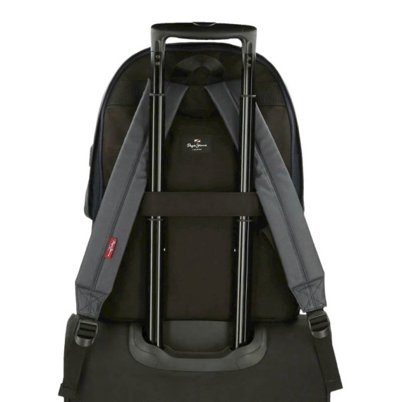 Mochila para Portátil Adap. 44cm Pepe Jeans HACKNEY Antracite | Ref. 186.7312431