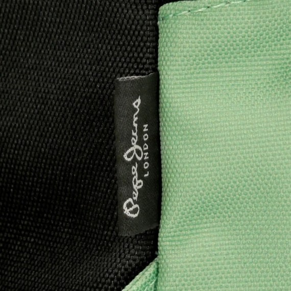 Mochila para Portátil + Estojo Pepe Jeans ARIS Colorful Verde Pastel | Ref. 186.63292A5