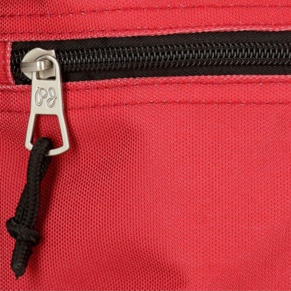 Mochila para Portátil + Estojo Pepe Jeans ARIS Evergreen Vermelha | Ref. 186.63392A5