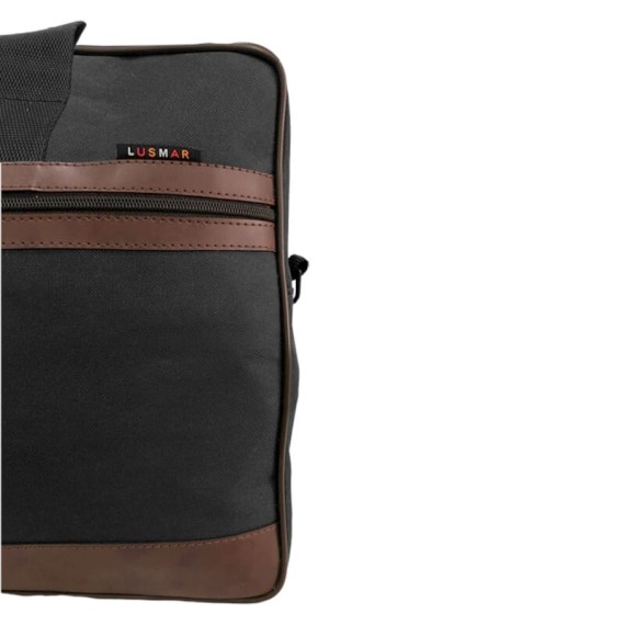 Saco de Viagem 46cm Lusmar 9633 Preto | Ref. 10.9633P