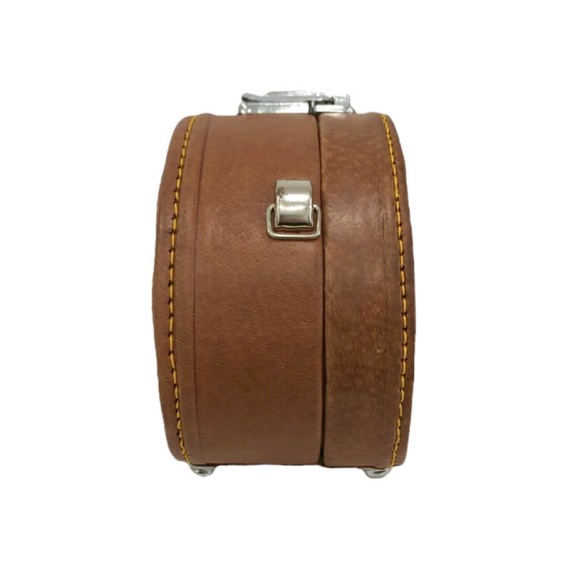 Bolsa Baú Vintage de Senhora Redonda Castanha | Ref. 31.6051C Bolsa Baú Vintage de Senhora Redonda Castanha | Ref. 31.6051C