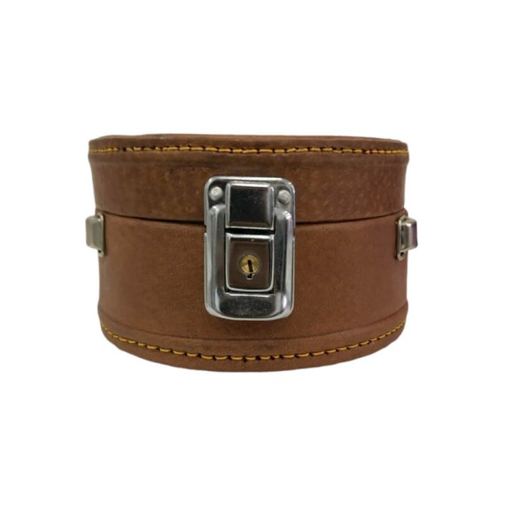 Bolsa Baú Vintage de Senhora Redonda Castanha | Ref. 31.6051C Bolsa Baú Vintage de Senhora Redonda Castanha | Ref. 31.6051C