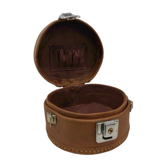 Bolsa Baú Vintage de Senhora Redonda Castanha | Ref. 31.6051C Bolsa Baú Vintage de Senhora Redonda Castanha | Ref. 31.6051C