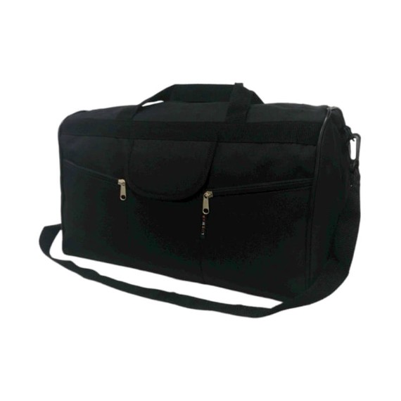 Saco de Viagem 45cm Lusmar 9911 Preto | Ref. 10.9911P