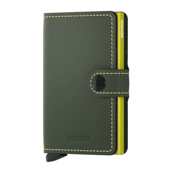 Secrid MINIWALLET Matte Green & Lime | Ref. 297.MM-GL