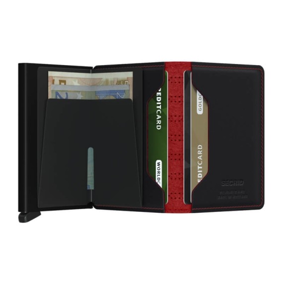 Secrid SLIMWALLET Fuel Black-Red | Ref. 297.SFU-BR