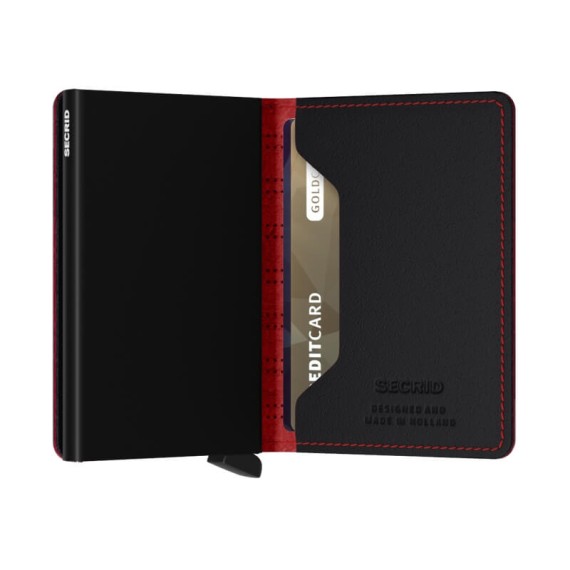 Secrid SLIMWALLET Fuel Black-Red | Ref. 297.SFU-BR