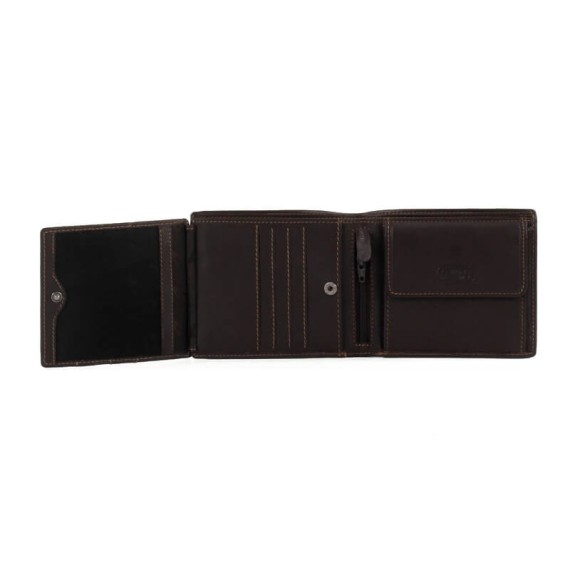 Camel Active Carteira Porta-Notas Horizontal com Porta-Moedas VEGAS Castanha | Ref. 91B3470620 Camel Active Carteira Porta-Notas Horizontal com Porta-Moedas VEGAS Castanha | Ref. 91B3470620