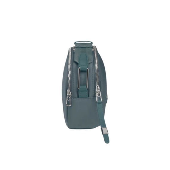 Samsonite Bolsa de Tiracolo Pequena BE-HER Cinza Petróleo | Ref. 92KJ400111