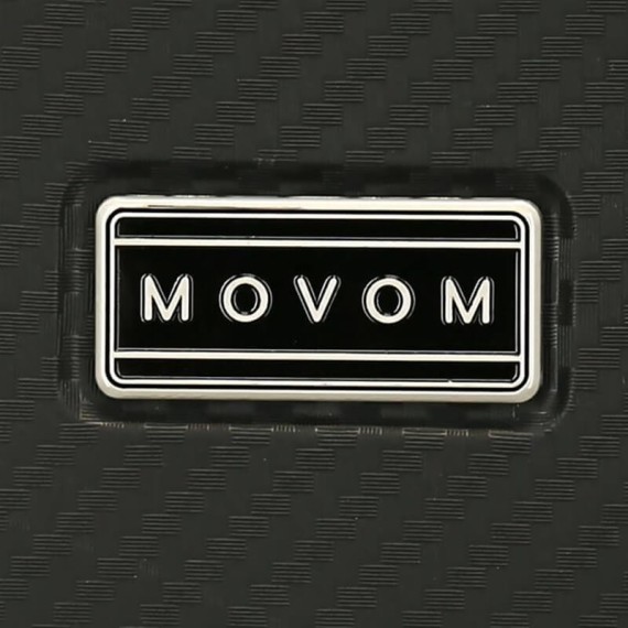 Mala de Cabine / Trolley 55cm 4 Rodas Movom DIMENSION Preta | Ref. 186.5189121