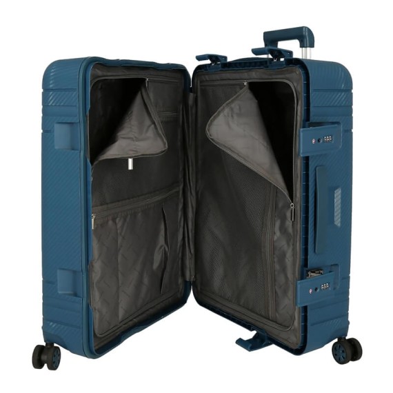 Mala de Viagem / Trolley Grande 75cm 4 Rodas Movom DIMENSION Azul Marinho | Ref. 186.5189323