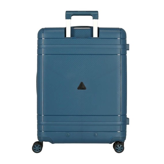 Mala de Viagem / Trolley Grande 75cm 4 Rodas Movom DIMENSION Azul Marinho | Ref. 186.5189323