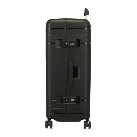 Mala de Viagem / Trolley Grande 75cm 4 Rodas Movom DIMENSION Preta | Ref. 186.5189321