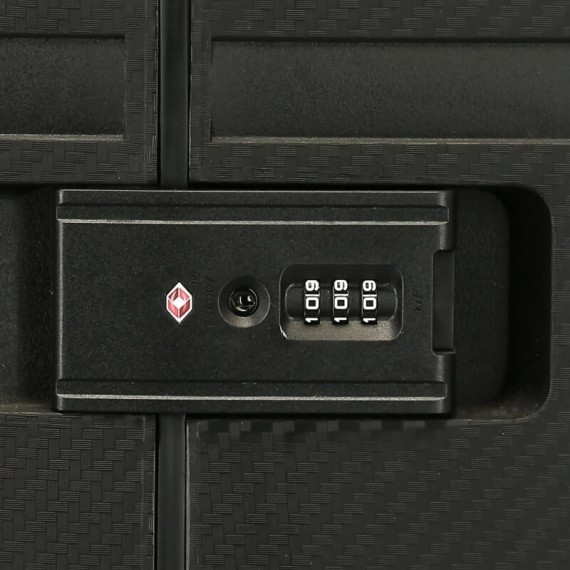 Mala de Viagem / Trolley Grande 75cm 4 Rodas Movom DIMENSION Preta | Ref. 186.5189321