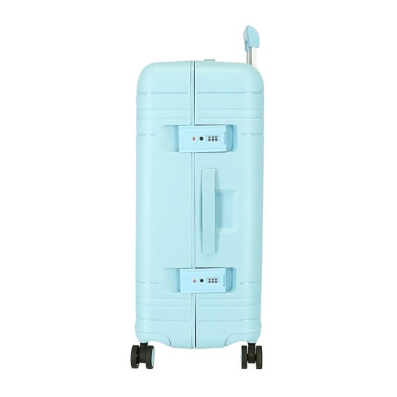 Mala de Viagem / Trolley Médio 66cm 4 Rodas Movom DIMENSION Turquesa | Ref. 186.5189226