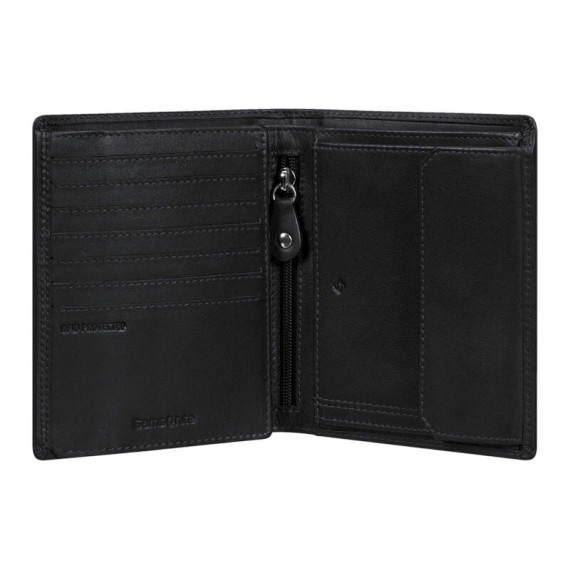 Samsonite Carteira Vertical com Fecho Interior 15CC ATTACK 2 SLG Preta | Ref. 92CT814709