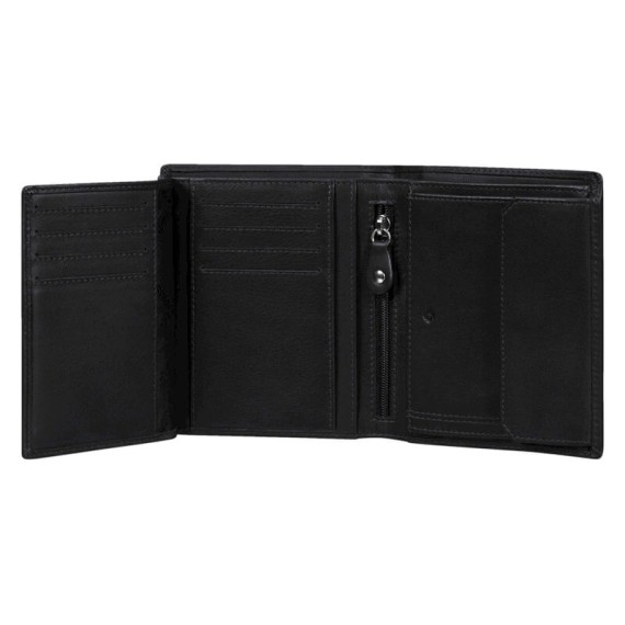 Samsonite Carteira Vertical com Fecho Interior 15CC ATTACK 2 SLG Preta | Ref. 92CT814709