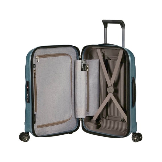 Samsonite Mala de Cabine / Trolley 55cm 4R Exp C-LITE Azul Gelo | Ref. 92CS200751