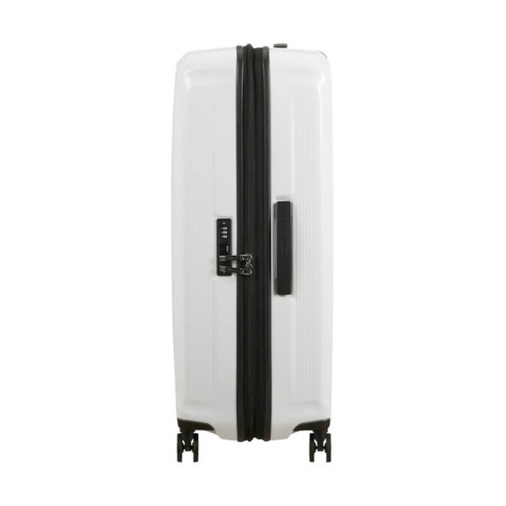 SAMSONITE Mala de Viagem / Trolley Gigante 81cm 4R Exp. Nuon Branco Metálico | Ref. 92KF000505